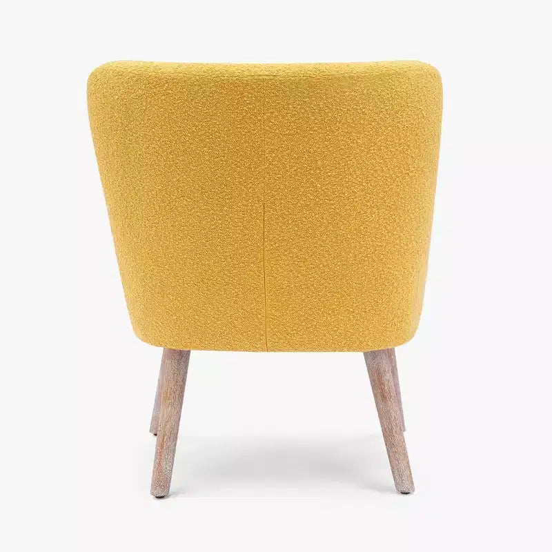 WestinTrends Genevieve Poltroncina Accento Senza Braccioli in Bouclé, Larga 63,5 cm