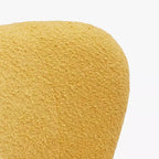WestinTrends Genevieve Poltroncina Accento Senza Braccioli in Bouclé, Larga 63,5 cm