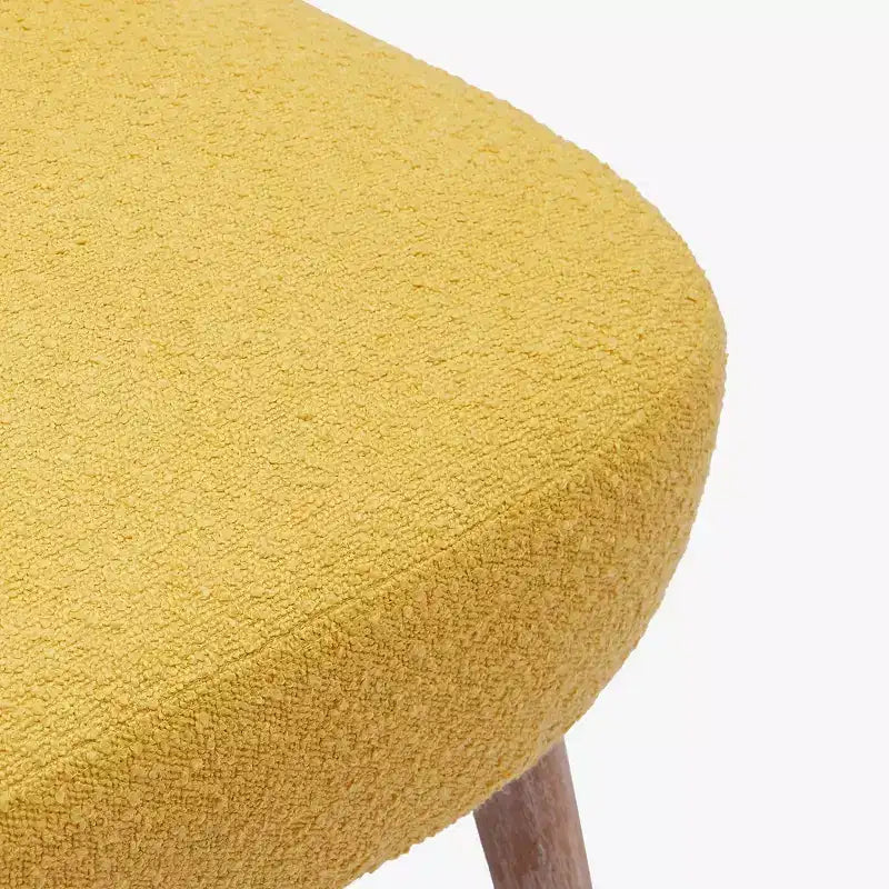 WestinTrends Genevieve Poltroncina Accento Senza Braccioli in Bouclé, Larga 63,5 cm