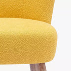 WestinTrends Genevieve Poltroncina Accento Senza Braccioli in Bouclé, Larga 63,5 cm