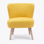 WestinTrends Genevieve Poltroncina Accento Senza Braccioli in Bouclé, Larga 63,5 cm