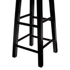 Sgabelli da bar da cucina alti 73,6 cm PJ Wood con seduta rotonda classica
