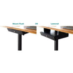 Stand Up Desk Store Cassetto a scomparsa sotto la scrivania per scrivanie regolabili in altezza