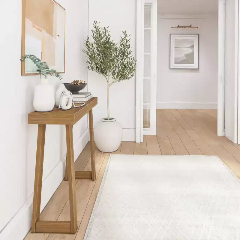 Plank+Beam 36 Console da Tavolo in Legno Massello, Tavolo da Divano Classico Stile Fattoria, Tavolo Stretto da Ingresso per Corridoio