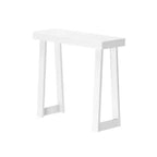 Plank+Beam 36 Console da Tavolo in Legno Massello, Tavolo da Divano Classico Stile Fattoria, Tavolo Stretto da Ingresso per Corridoio