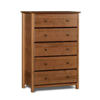 Comò a 5 cassetti in legno massiccio Grain Wood Furniture