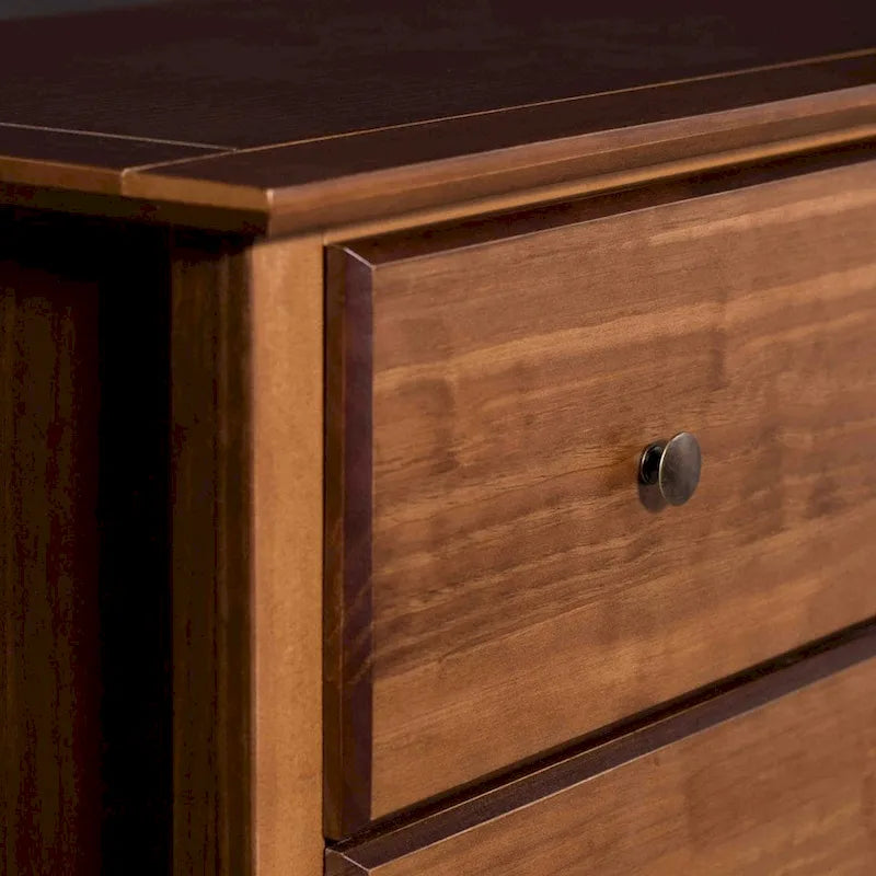 Comò a 5 cassetti in legno massiccio Grain Wood Furniture