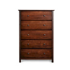 Comò a 5 cassetti in legno massiccio Grain Wood Furniture