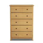 Comò a 5 cassetti in legno massiccio Grain Wood Furniture