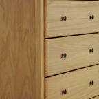 Comò a 5 cassetti in legno massiccio Grain Wood Furniture