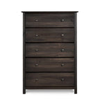Comò a 5 cassetti in legno massiccio Grain Wood Furniture