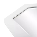 Howard Elliott 16x11.75 Abrams Specchio da Parete Asimmetrico Astratto Contemporaneo