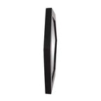 Howard Elliott 16x11.75 Abrams Specchio da Parete Asimmetrico Astratto Contemporaneo