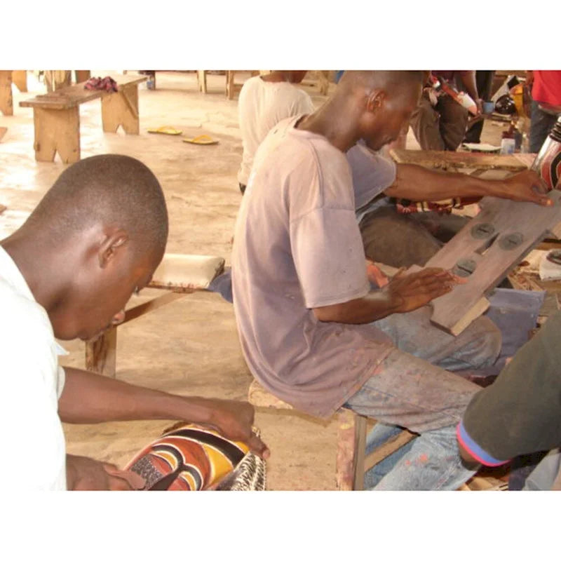 Tavolo artistico dell'amicizia fatto a mano (Ghana)