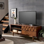 Kieran Mid-Century Wood 2-Drawer TV Stand by iNSPIRE Q Modern - 59-Inch