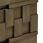 Mobile porta TV in legno con due cassetti in stile medievale - 150 cm