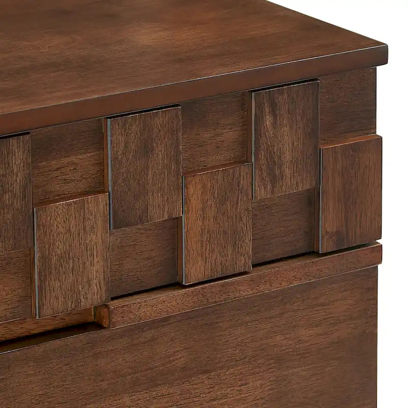 Mobile porta TV in legno con due cassetti in stile medievale - 150 cm