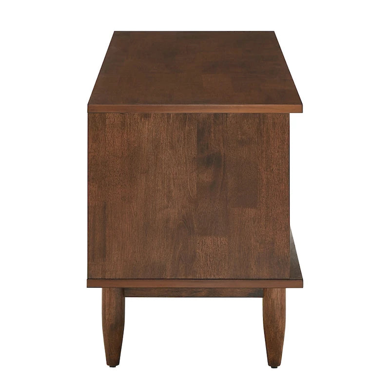 Mobile porta TV in legno con due cassetti in stile medievale - 150 cm