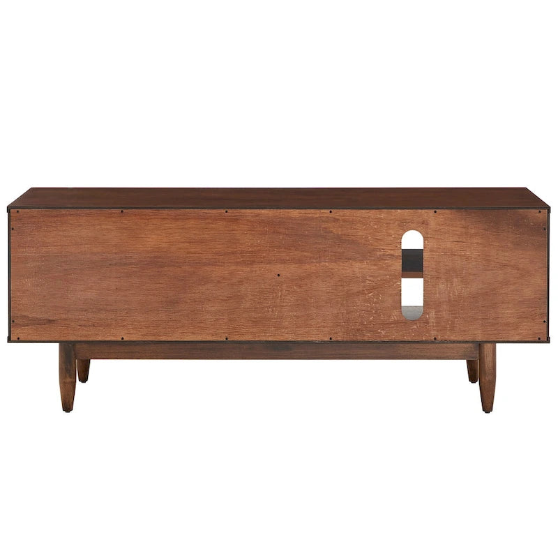 Mobile porta TV in legno con due cassetti in stile medievale - 150 cm