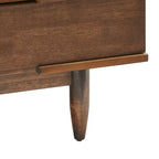 Mobile porta TV in legno con due cassetti in stile medievale - 150 cm