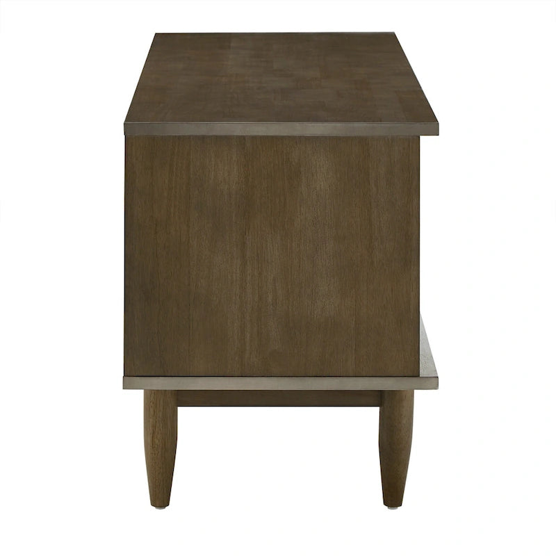Mobile porta TV in legno con due cassetti in stile medievale - 150 cm
