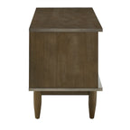 Mobile porta TV in legno con due cassetti in stile medievale - 150 cm