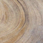 Tavolino basso a base a croce in legno massello - piccolo