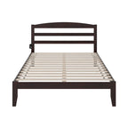 Letto a piattaforma Warren in legno massiccio con caricatore USB collegabile