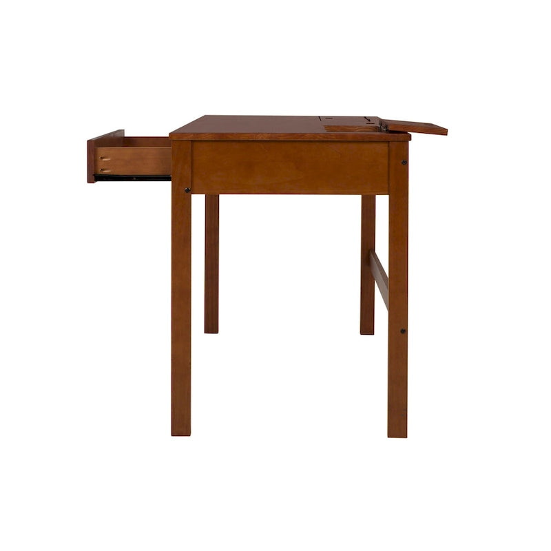 Scrivania moderna robusta in legno per ufficio/casa con cassetti e scomparti