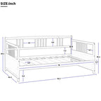 Divano letto in legno per camera da letto