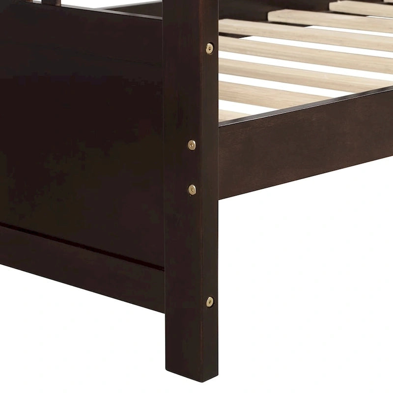 Divano letto in legno per camera da letto