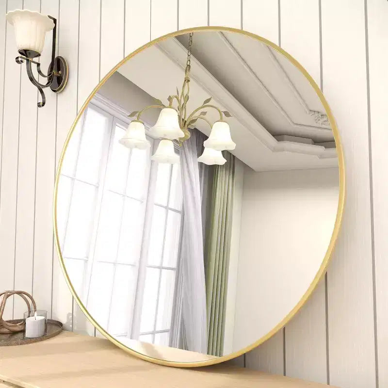 Specchio decorativo rotondo a parete HOMLUX 24/30, specchio da bagno per ingresso