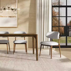 Jennifer Taylor Home Locke Sedia da pranzo moderna imbottita con struttura in legno, 20.5"
