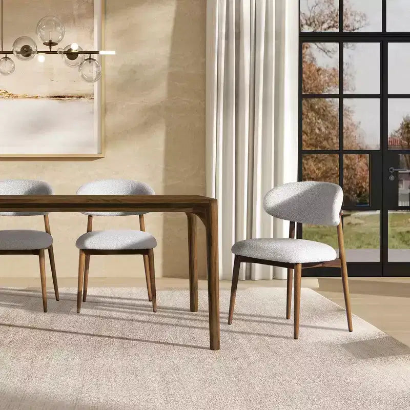 Jennifer Taylor Home Locke Sedia da pranzo moderna imbottita con struttura in legno, 20.5"