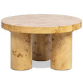 Jennifer Taylor Home Nebula 28 Round Pillar Leg Coffee Table