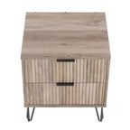 Manhattan Comfort Dumbo Set Comò Moderno a 5 Cassetti e Comodino a 2 Cassetti, 2 Pezzi