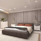 Set camera da letto Manhattan Comfort Coney con comò e comodino (3 pz.)