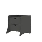 Set camera da letto Manhattan Comfort Coney con comò e comodino (3 pz.)