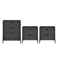 Set camera da letto Manhattan Comfort Coney con comò e comodino (3 pz.)