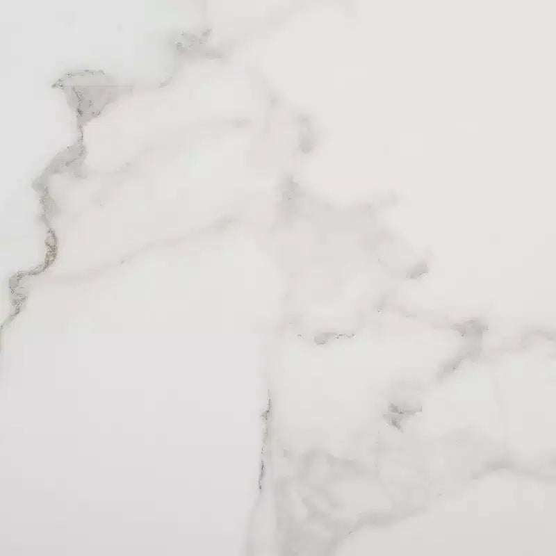 Tavolino rotondo Alexy - Marmo Bianco/Nero - Safavieh