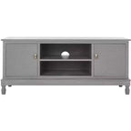 Halton 2 Door 1 Shelf Media Stand - MED5706 - White Wash Grey - Safavieh