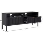 Lylia Mobile TV con 2 cassetti e 2 ripiani - MED9622 - Safavieh