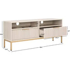 Lylia Mobile TV con 2 cassetti e 2 ripiani - MED9622 - Safavieh