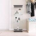 Modern Glass Display Cabinet With Clear Door Floor Standing 3-Shelf Collection Display Glass Bookshelf For Living Room Home Office