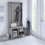Salinas Hall Tree con Panca Contenitore - Bush Furniture