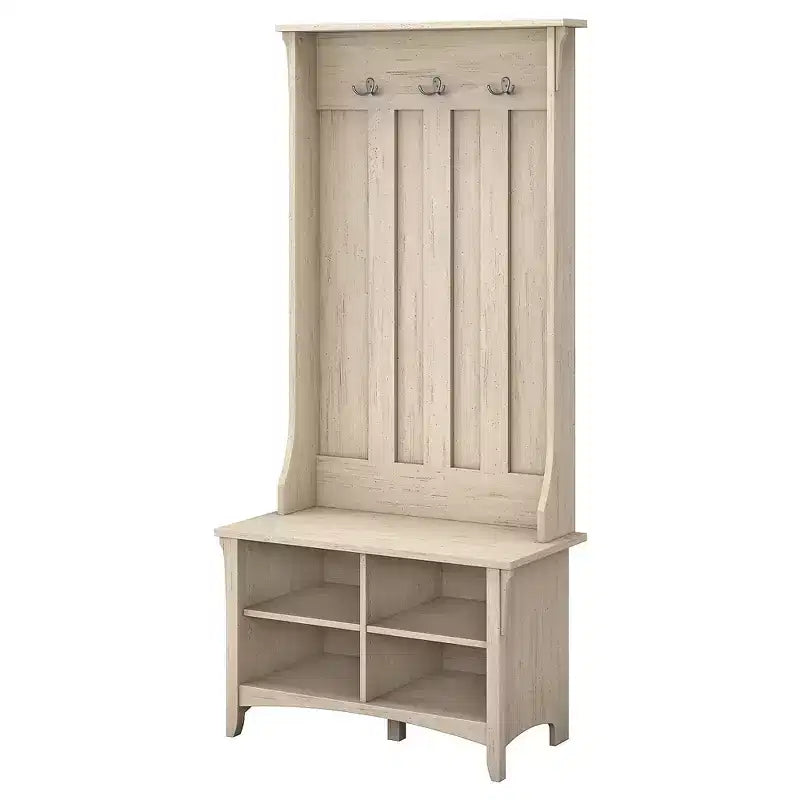 Salinas Hall Tree con Panca Contenitore - Bush Furniture