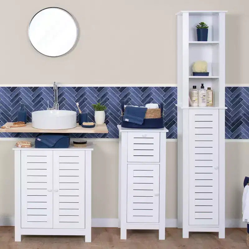 Mobiletto da pavimento per la biancheria da bagno Evideco French Home Goods