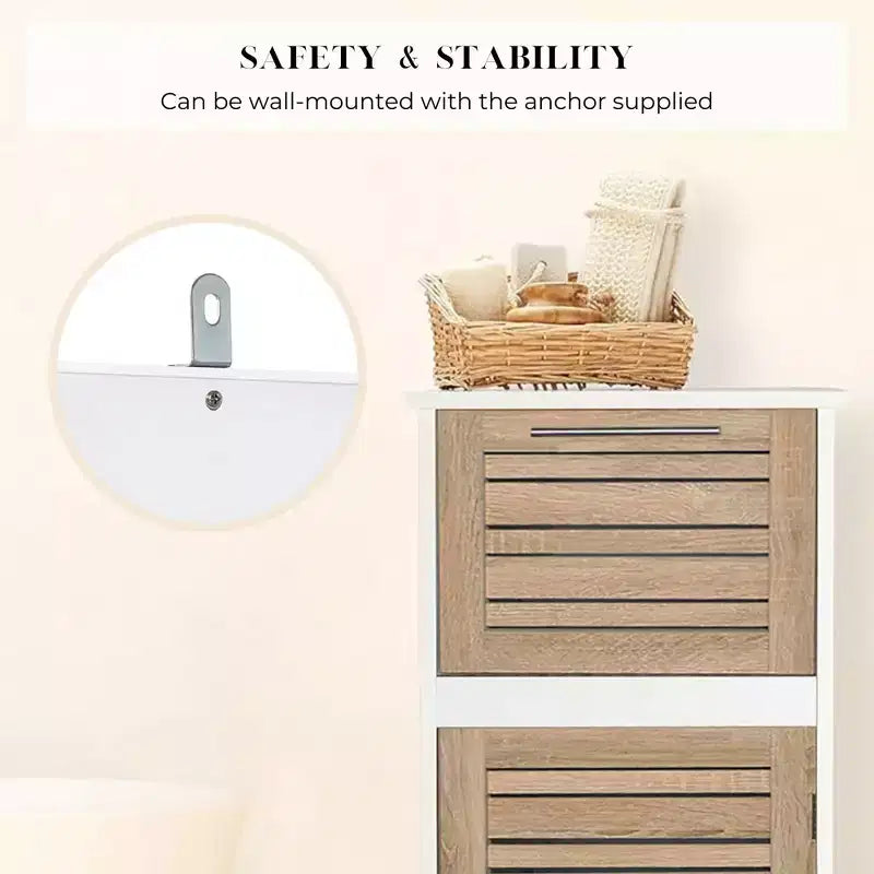 Mobiletto da pavimento per la biancheria da bagno Evideco French Home Goods