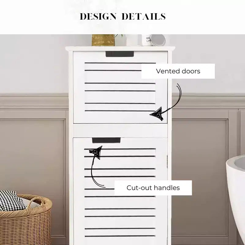 Mobiletto da pavimento per la biancheria da bagno Evideco French Home Goods