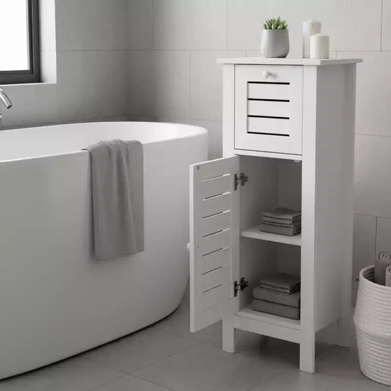 Mobiletto da pavimento per la biancheria da bagno Evideco French Home Goods